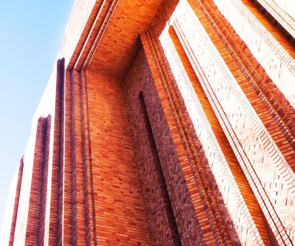 Building in sunlight