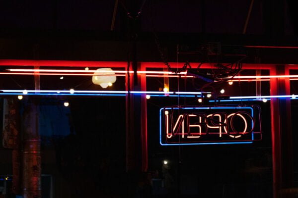 Neon sign
