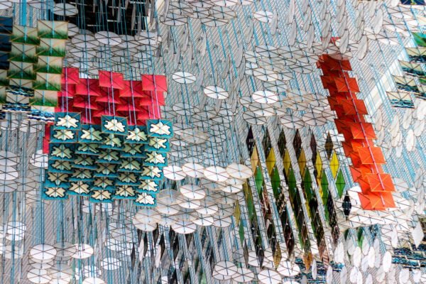 Celling art installation