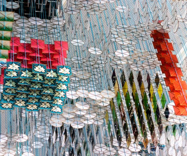 Celling art installation